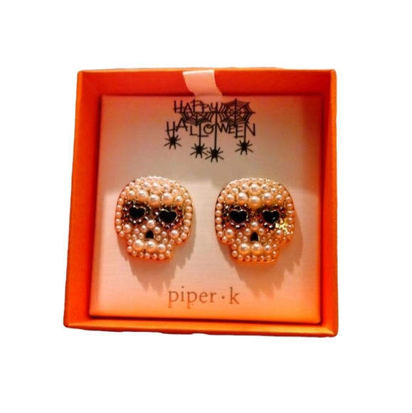 Piper K Jewelry Piper K Sugar Skull Earrings Poshmark